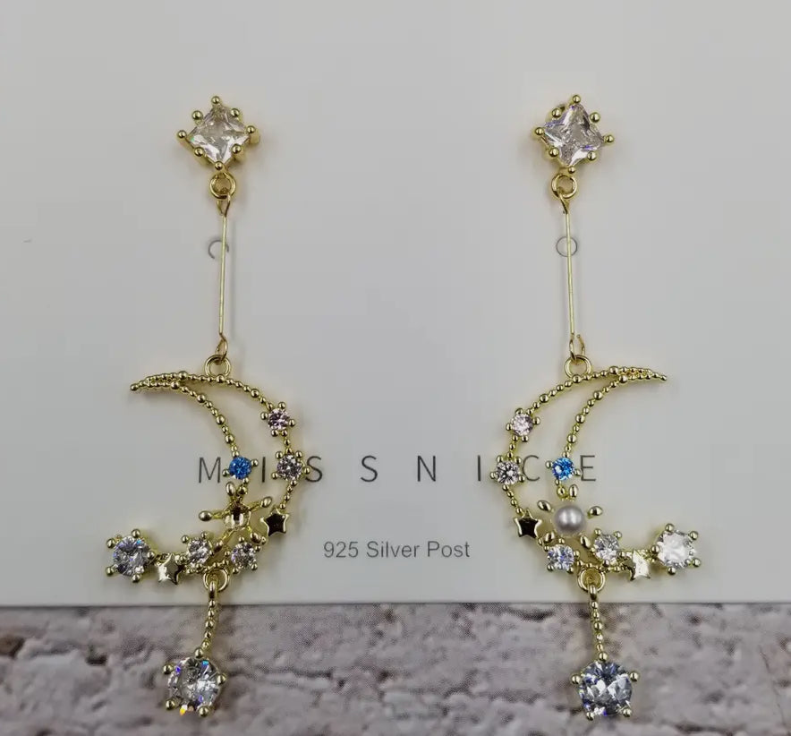 MOON & STARS EARRINGS