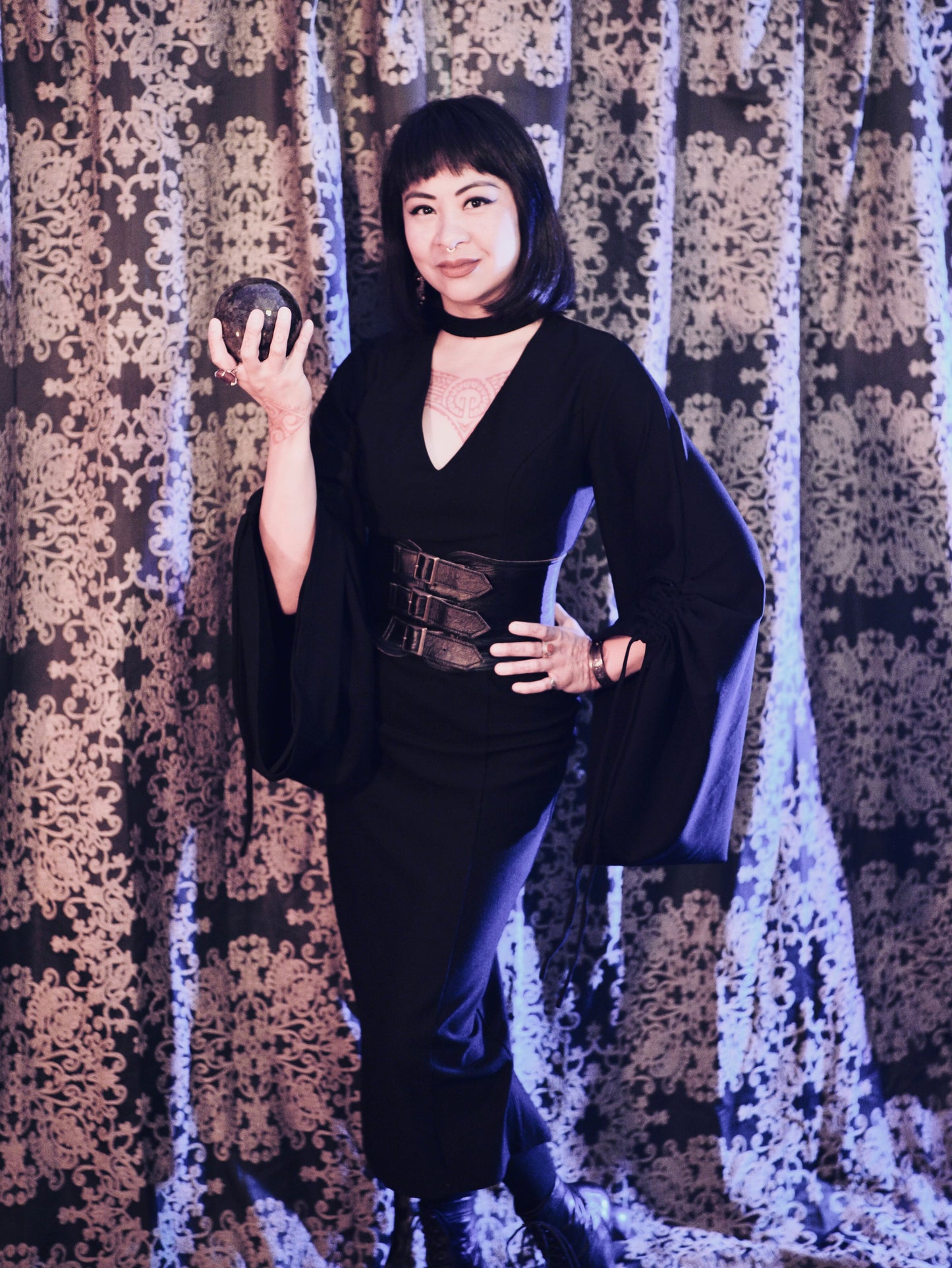 FALLEN WIGGLE DRESS