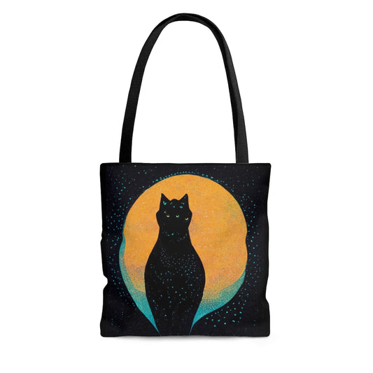BLACK CAT SILHOUETTE TOTE BAG