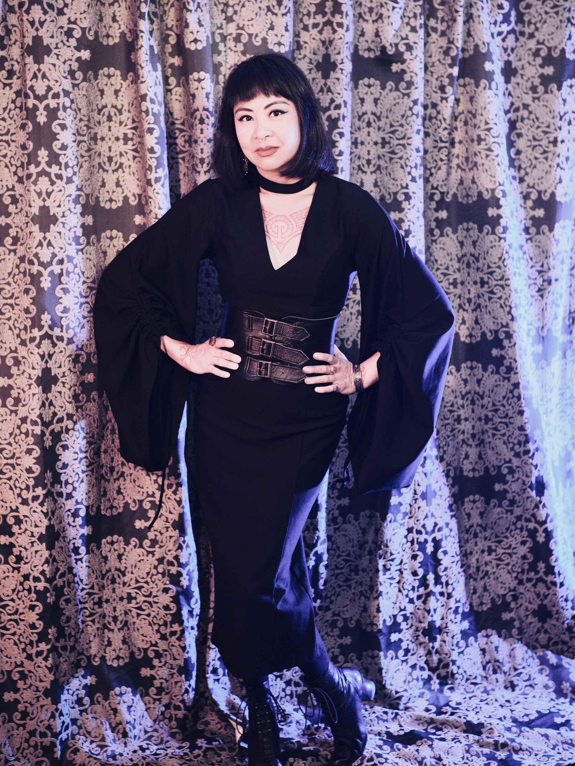 wiggle dress FALLEN WIGGLE DRESS – Sugar Stitch Clothing