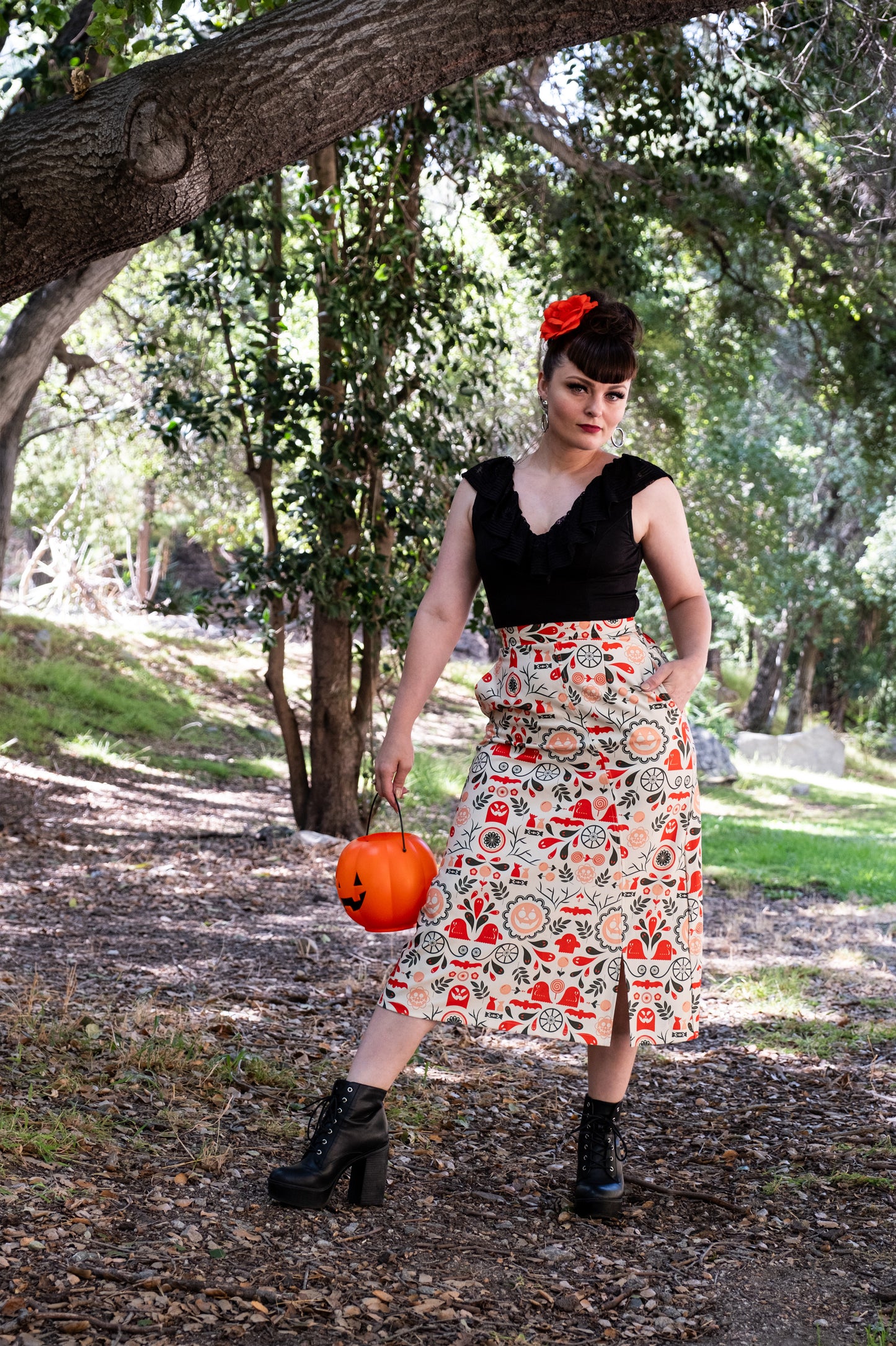 (WS) NIMUE SKIRT (FALL-O-WEEN) | PREORDER