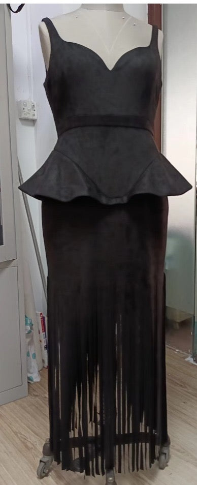 NYMERIA FRINGE MAXI DRESS | PREORDER